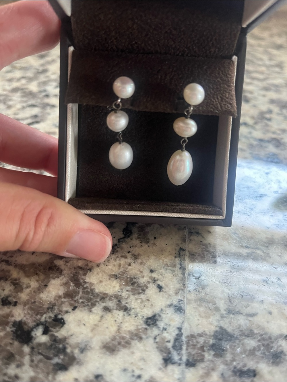Pearl Earrings Sterling Silver